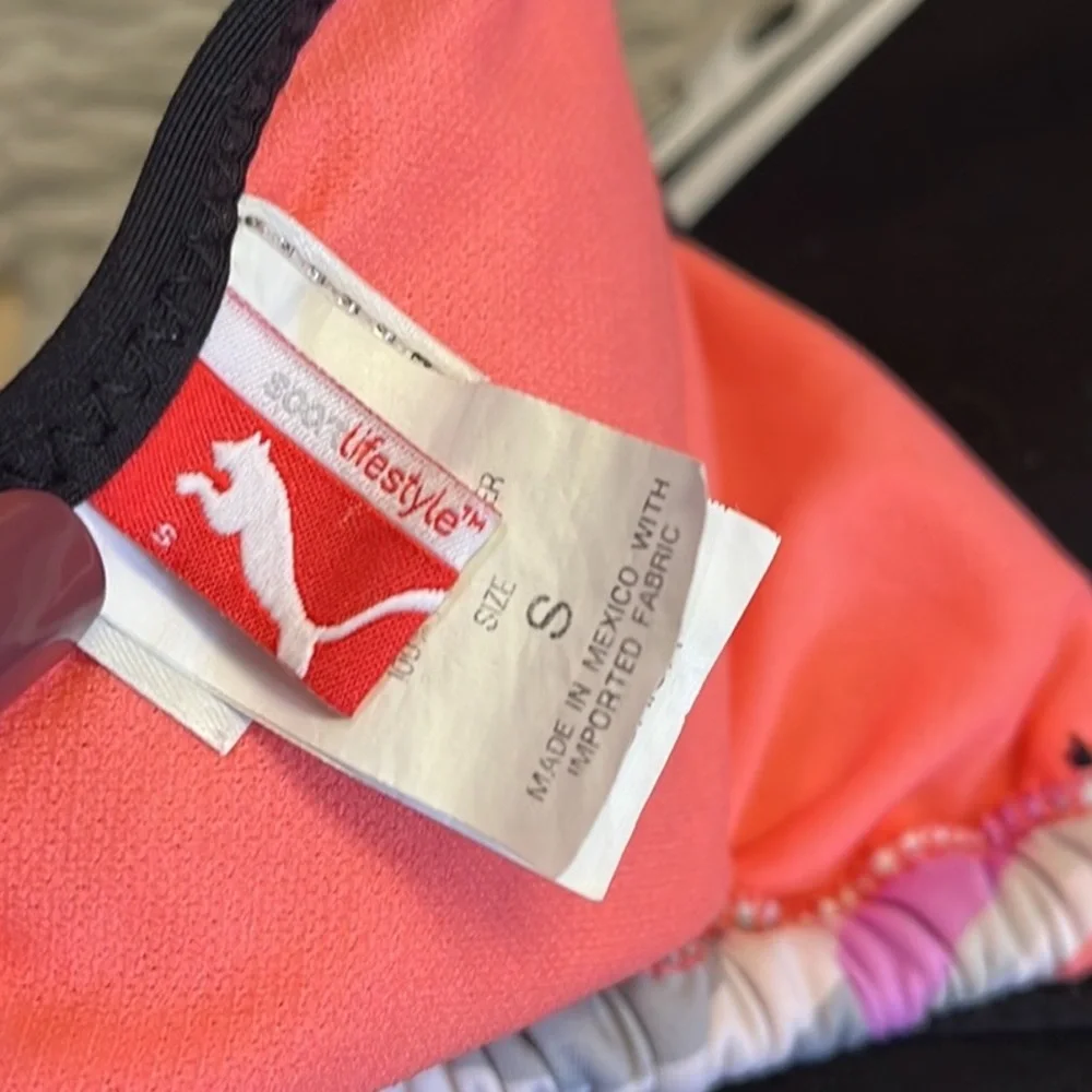 Puma Bikini Swimsuit Stripe Triangle S Small